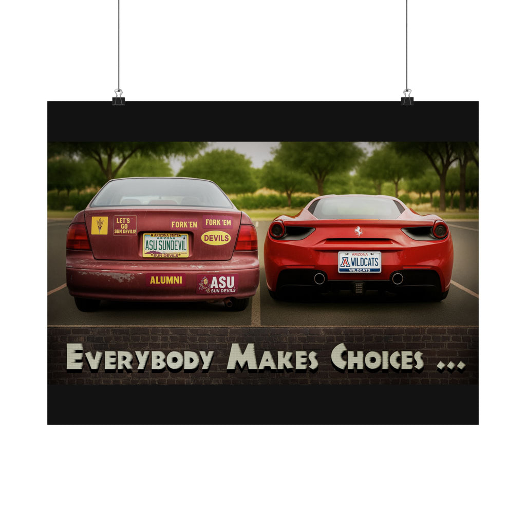 University of Arizona "Everyone Makes Choices" Poster